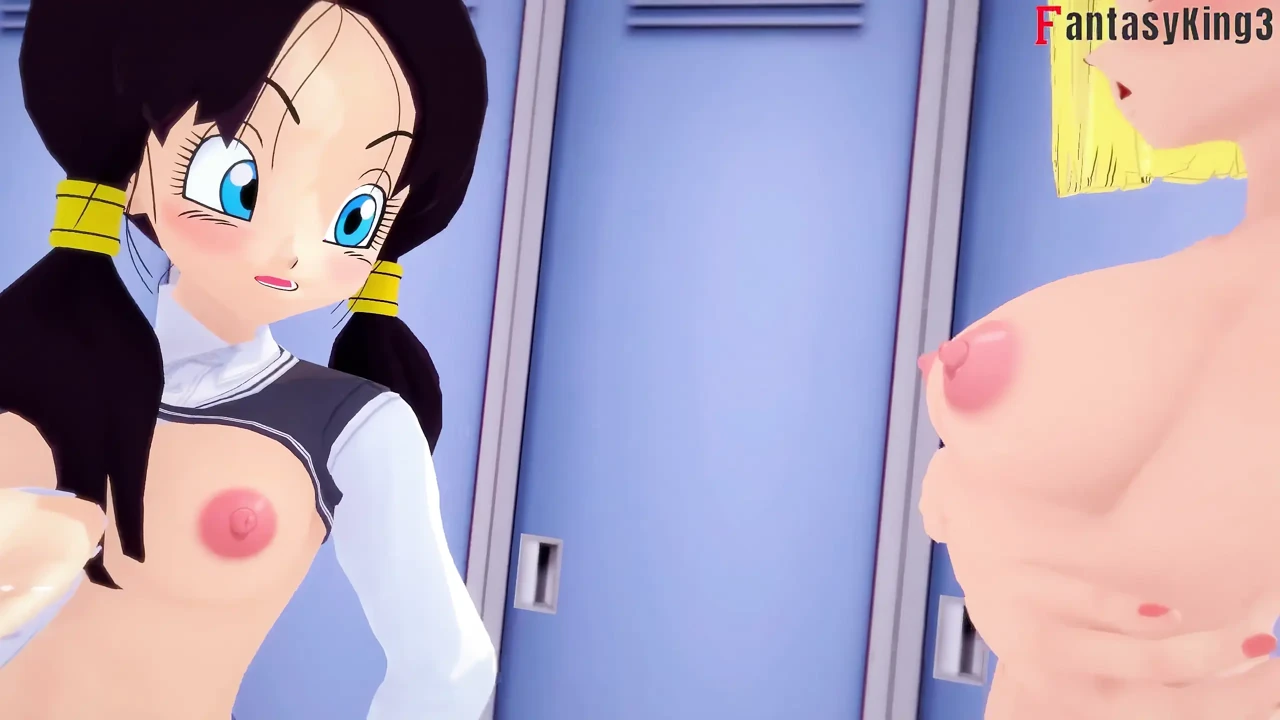 Videl almost finds Gohan having sex with Android 21 - DragonBall Zex Series