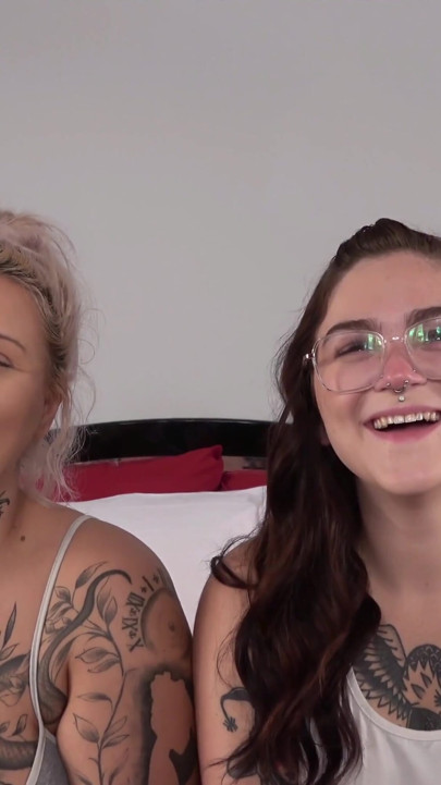 Desperate Amateurs Infinity Iris and Barbie get their big bbw tits and fat asses tight pussies pounded by big white cock | Clip 1