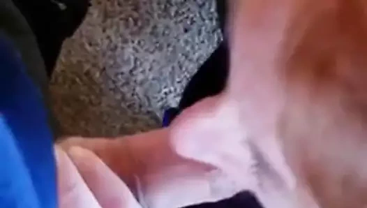 Пожилая женщина делает отличный минет