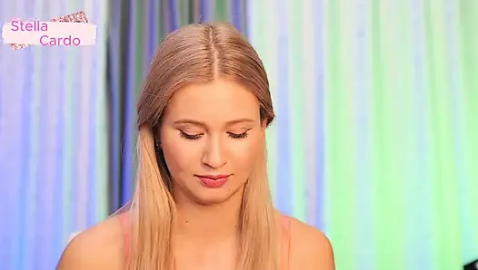 Shaking her big tits