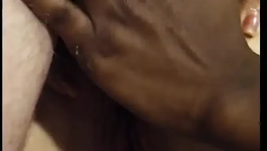 Five cock hungry ebony stars fight for one lucky guy's strong cucumber