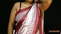 Шри-ланкийская красивая офисная дама занимается сексом с боссом