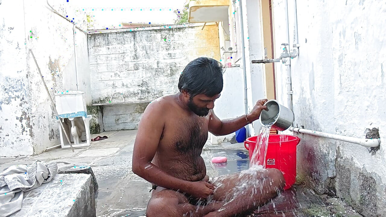 XHard - Outside Bathing Video Kumbha Manoj Kumar