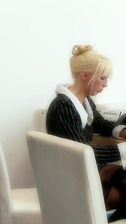 Thrilling moment from "Rough FFM Threesome - Huge Boobs Office Girls Diana and Laura Gold Fucked"