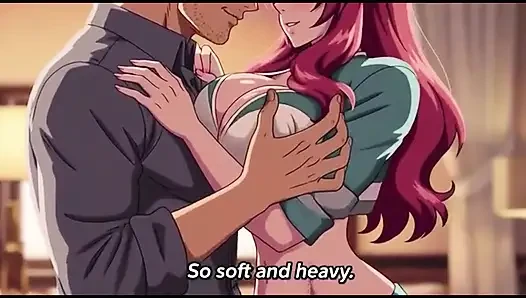 Stepdad seduced his young stepdaughter with big boobs