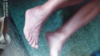 Klaarkomen op schoonmoeder voeten