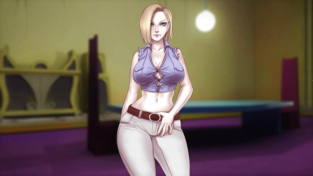 Divine Adventure - Apprécier le gros cul d’Android 18 alors qu’elle change