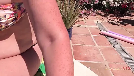 AuntJudysXXX - Meeting Hot Mature MILF Maggie Moon at the Pool