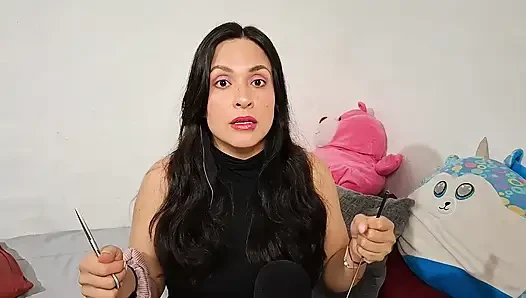 ASMR rollenspiel, DEINE FREUNDIN schneidet deine haare
