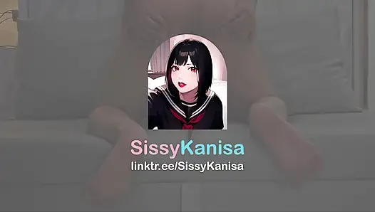 Sissy Kanisa Anal Training: Anchor Shape Metal Anal Plug Plug