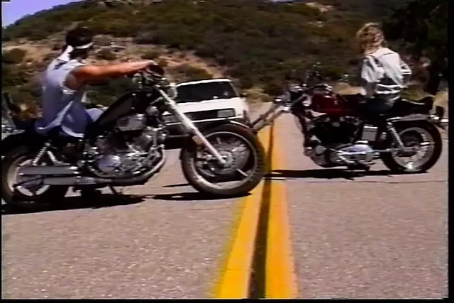 two brutal biker fuck blonde