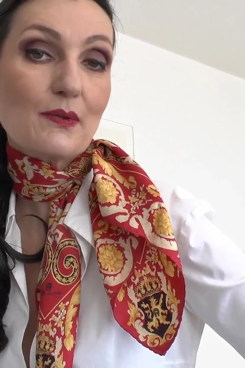 Fashion Show Silk Scarf, JOI, Lady Victoria Valente