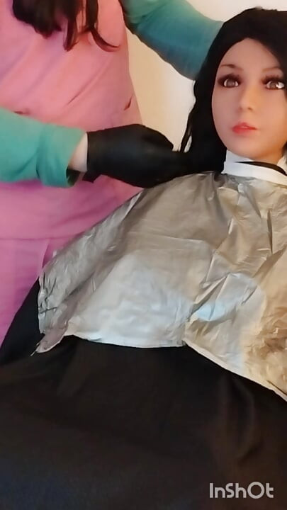 A full service for Lindsey sex doll salon cape fetish