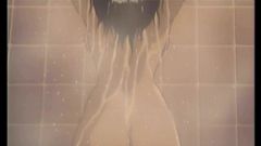 Chun-li desnuda en la ducha sin cortar