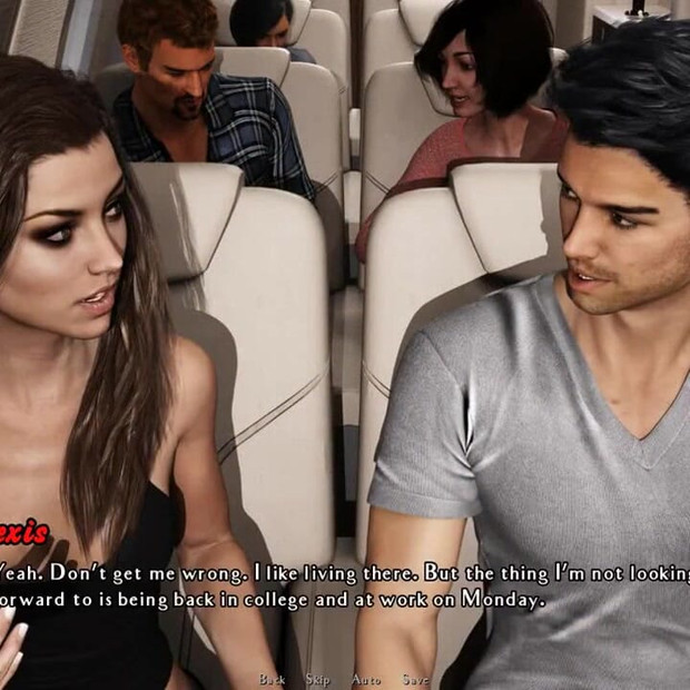 Saya dan seorang awek seksi di atas kapalterbang-Ep1