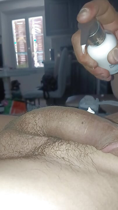 Surprise masturbation before naptime