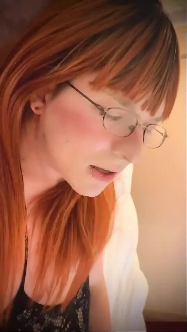 Cute Sissy Rides Her Dildo to an Intense Finish