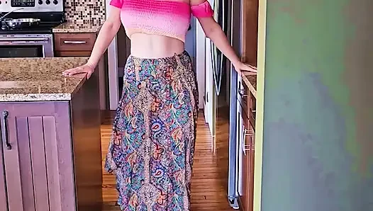 Voyeur Peek into Mommy at Home Alone Solo Wife vid clips from her OnlyFan Page Compilation