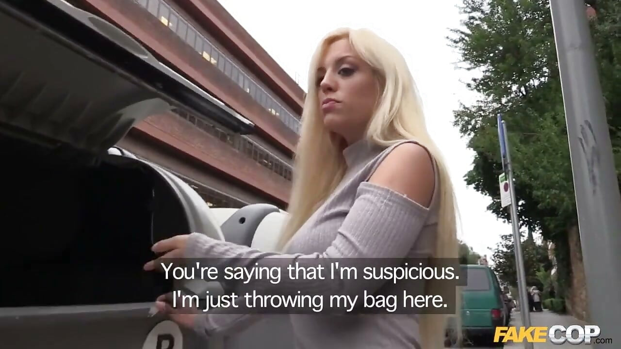 Fake Cop - Big Tit Blonde Is Horny for a Man in Uniform
