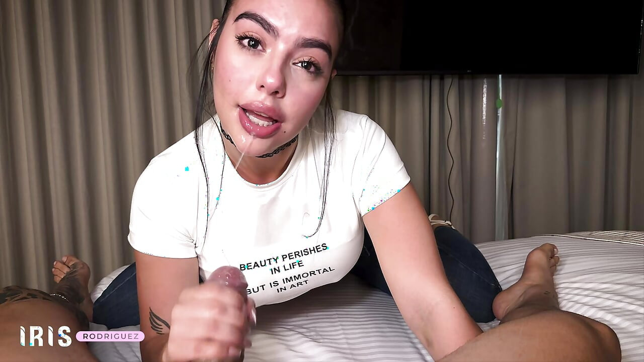 My stepbrother rips my jeans to have sex with me without a condom in front of his girlfriend - Iris Rodriguez & Danner Mendez