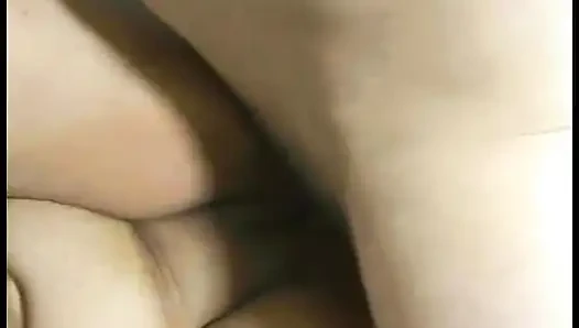 Dude fucks curvy brunette doggy-style then pulls out to fuck her mouth