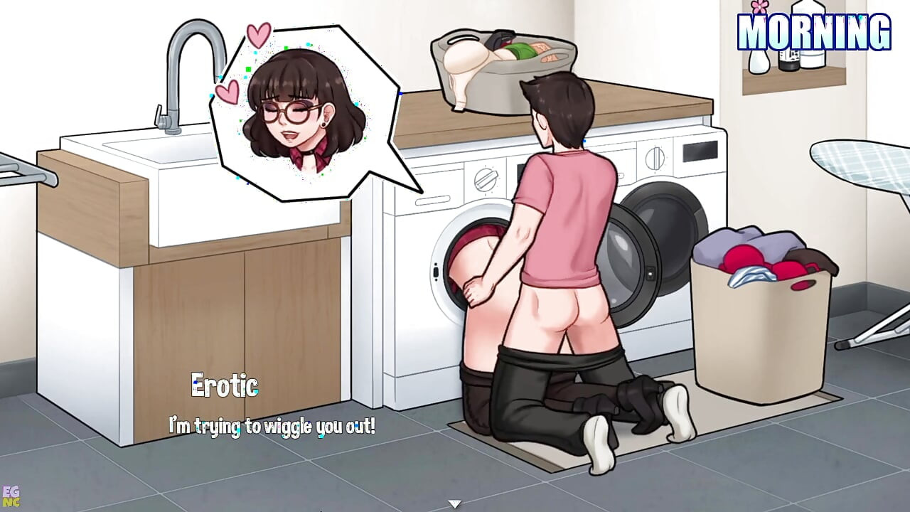 House Chores #28: Helping My Hot Stepsister Stuck in the Washing Machine