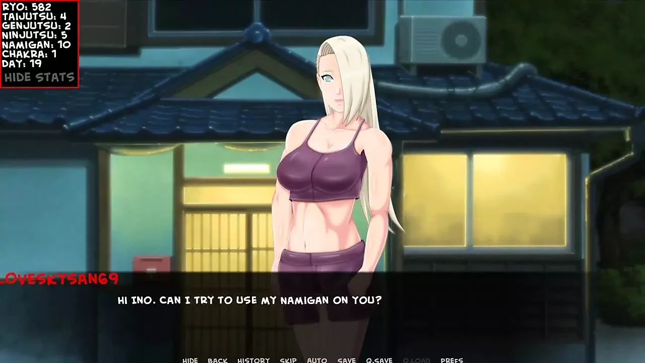 Sarada Entraînement v2.2, partie 4, jeu avec des seins par Loveskysan69