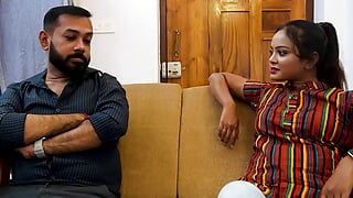 Chica india toma una prueba de su sería marido antes del matrimonio, sexo hardcore, película completa
