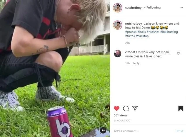 Kick of Kiss game gone wrong