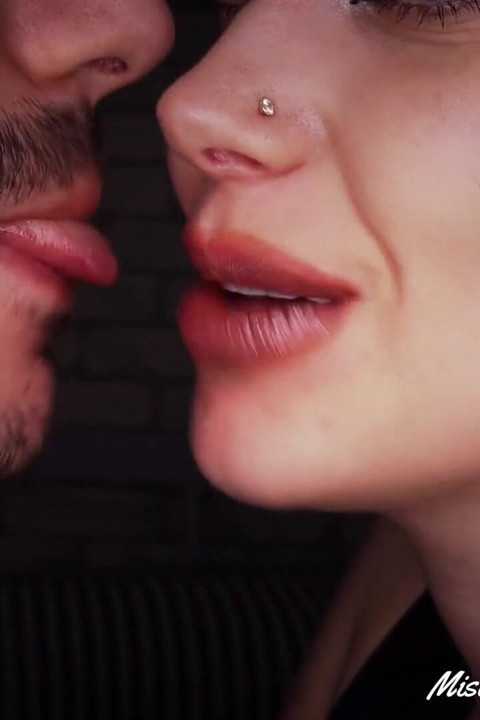 French kissing with Alpha and humiliating the cuck