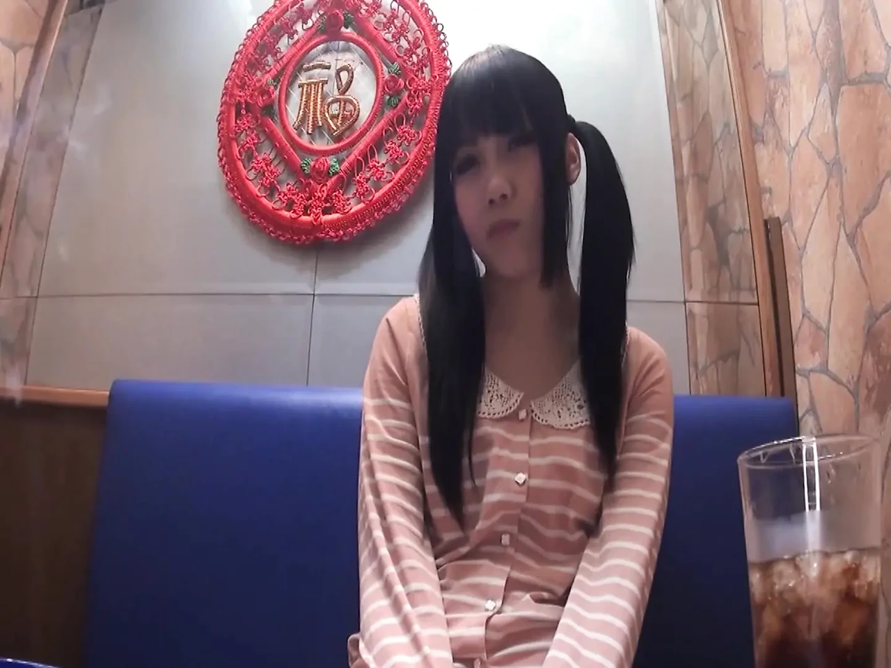 Nipon 美女场景-3_Pretty穿着辫子的日本女孩与性感内衣啪