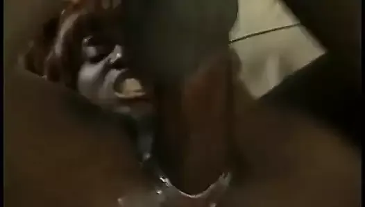 Sexy anal petite black chick sucks cock and gets face creamed after being fucked