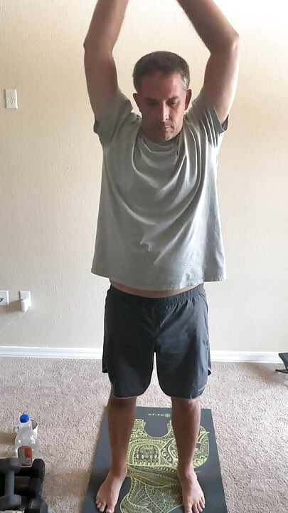 Stretching and lifting weights