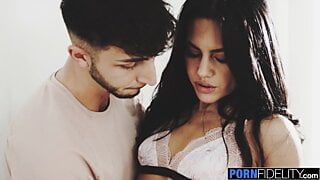PORNFIDELITY – Apolonia Squirts All Over Cock