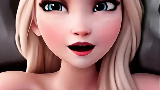 Elsa POV просыпается с ней, желая, чтобы ты трахнул утром