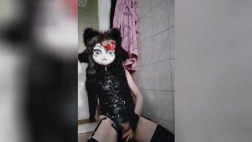 Another Monster in my Bathroom with Furry Kigurumi Nyra