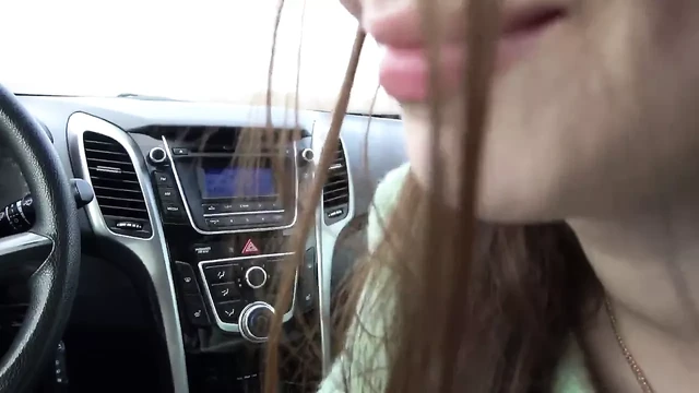 She always sucks my cock when we are going on a trip