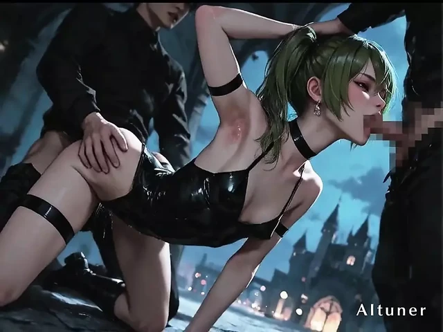 Black Leather, Green Hair, and the Kind of Night Where Shadows Fall in Love.