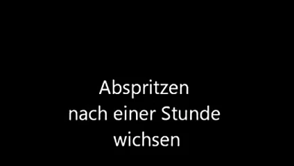 Abspritzen nach einer Stunde wichsen