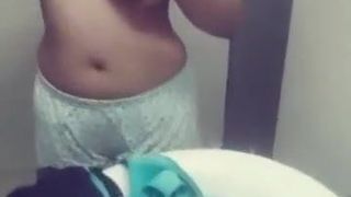 Thilini showing boobs