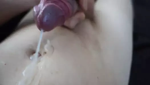 Big cum white then yellow young dude mastrubation