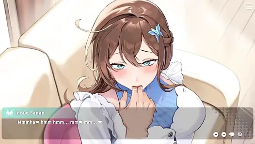 Inoue обожает сосать пальцы и хуй