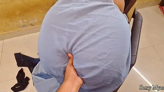 Part 1 - Indian hot Mami suprise blowjob