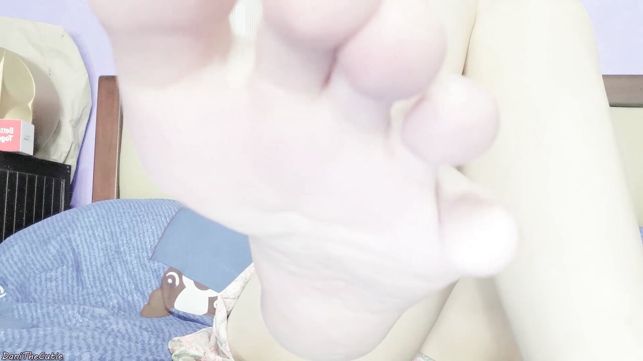 you cant stop staring at a shy tgirl's hot feet DaniTheCutie