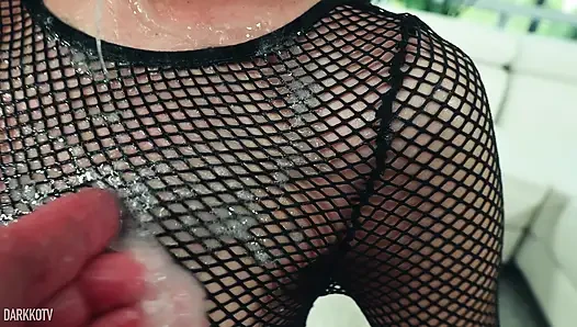 Natalie Brooks doppelter blowjob mit hollywood cash, jonni darkko