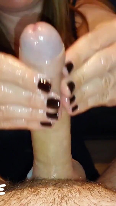 Key moment from "From Soft To Hard. A Sensual Handjob (Milking-time)"