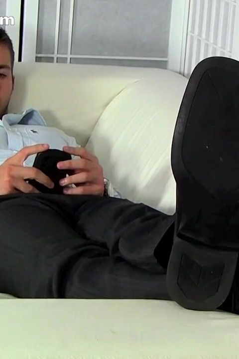 Michael Fitt's Dark Socks & Bare Feet