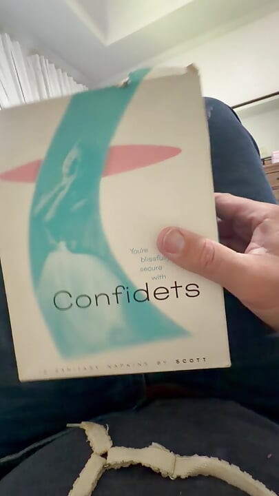 Sanitary Belt and Pad  Confidets Napkin Rare