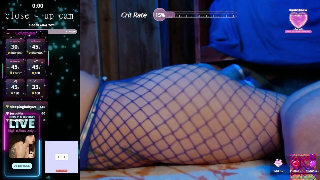 Cumming on My Fishnets