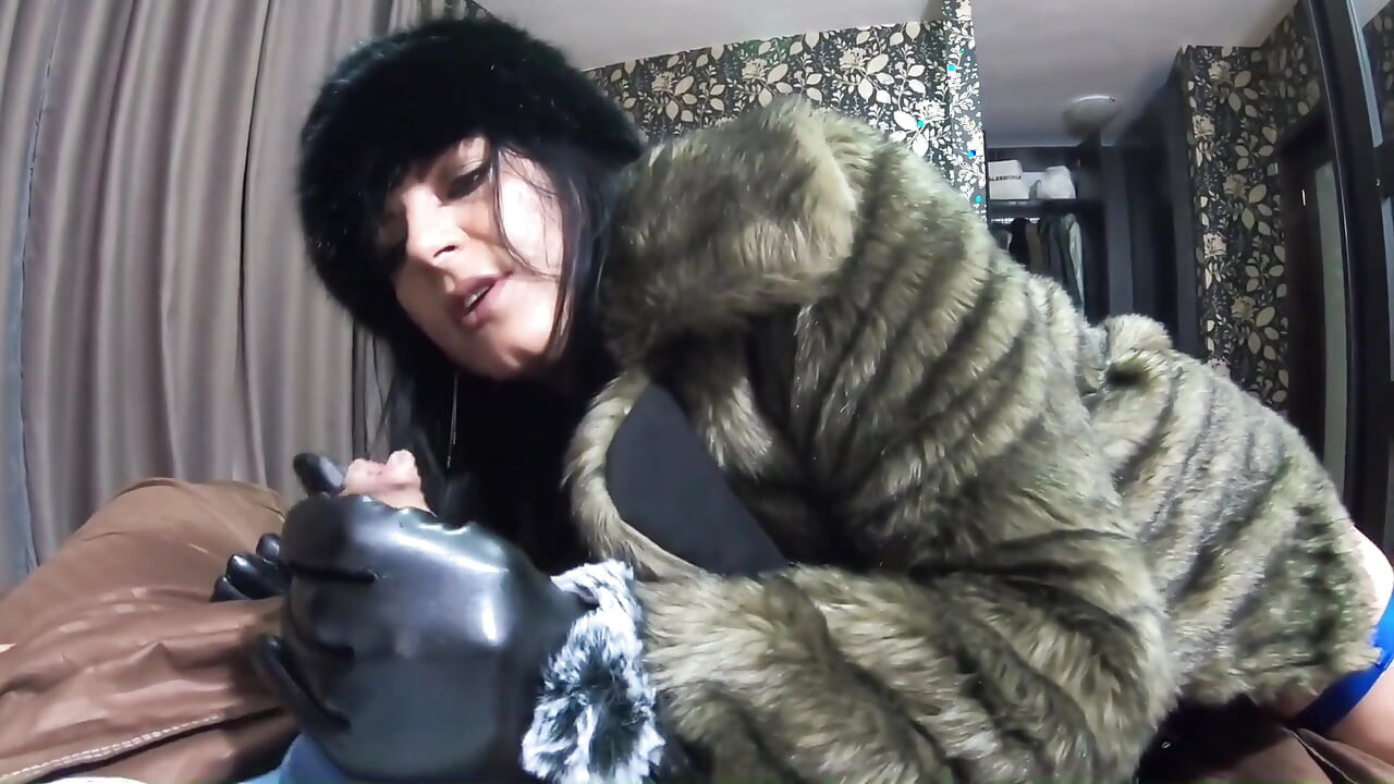 Milfycalla Blowjob in Fur Coats Cum All Over My Expensive Furs